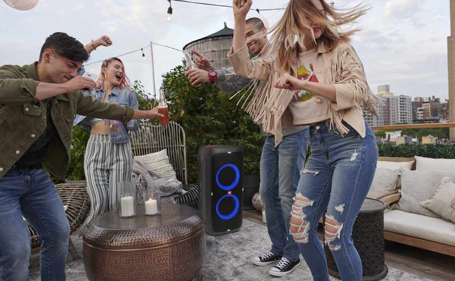 Melhores caixas de som JBL 2024: Para eventos/festas. JBL PartyBox 310.